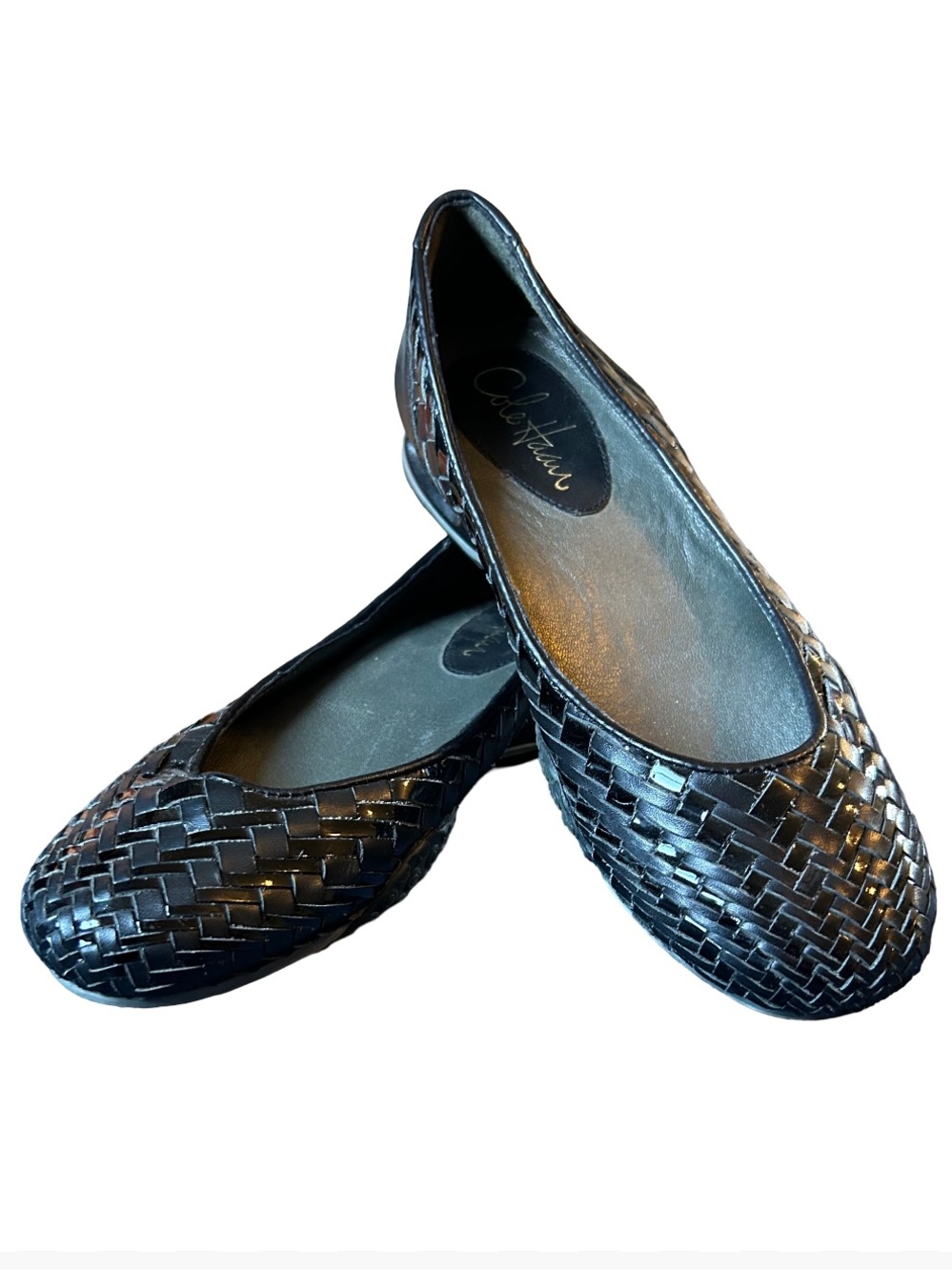 Cole Haan Nike Air Woven Leather Flats Size 6